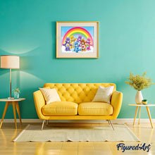 Laden Sie das Bild in den Galerie-Viewer, Diamond Painting | Diamond Painting - Bears and Rainbow | Diamond Painting Other other | FiguredArt