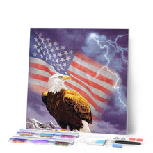 Laden Sie das Bild in den Galerie-Viewer, Diamond Painting | Diamond Painting - American Eagle | animals Diamond Painting Animals eagles | FiguredArt