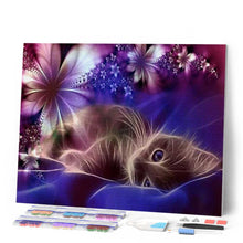 Laden Sie das Bild in den Galerie-Viewer, Diamond Painting | Diamond Painting - Cat dreams | animals cats Diamond Painting Animals | FiguredArt