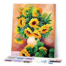 Laden Sie das Bild in den Galerie-Viewer, Diamond Painting | Diamond Painting - Sunflowers Vase | Diamond Painting Flowers flowers | FiguredArt