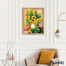 Laden Sie das Bild in den Galerie-Viewer, Diamond Painting | Diamond Painting - Sunflowers Vase | Diamond Painting Flowers flowers | FiguredArt