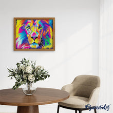 Laden Sie das Bild in den Galerie-Viewer, Diamond Painting | Diamond Painting - Lion Pop Art Style | animals Diamond Painting Animals lions pop art | FiguredArt