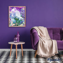 Laden Sie das Bild in den Galerie-Viewer, Diamond Painting – Einhorn- und Feelandschaft