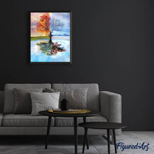 Laden Sie das Bild in den Galerie-Viewer, Diamond Painting – 4 Jahreszeiten Klassisch – 40 x 50 cm auf Keilrahmen gespannt | Figured'Art