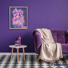 Laden Sie das Bild in den Galerie-Viewer, Diamond Painting – Romantisches junges Mädchen