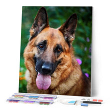Laden Sie das Bild in den Galerie-Viewer, Diamond Painting | Diamond Painting - German Shepherd | animals Diamond Painting Animals | FiguredArt