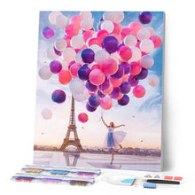 Laden Sie das Bild in den Galerie-Viewer, Diamond Painting | Diamond Painting - Paris and Balloons | cities Diamond Painting Cities Diamond Painting Romance romance | FiguredArt