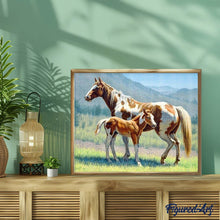 Laden Sie das Bild in den Galerie-Viewer, Diamond Painting | Diamond Painting - Horse and Foal | animals Diamond Painting Animals horses | FiguredArt
