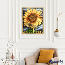 Laden Sie das Bild in den Galerie-Viewer, Diamond Painting | Diamond Painting - Dragonfly and Sunflower | animals Diamond Painting Animals Diamond Painting Flowers flowers |