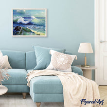Laden Sie das Bild in den Galerie-Viewer, Diamond Painting | Diamond Painting - Ocean Waves | Diamond Painting Landscapes landscapes | FiguredArt