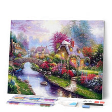 Laden Sie das Bild in den Galerie-Viewer, Diamond Painting | Diamond Painting - Somewhere in the Countryside | Diamond Painting Landscapes landscapes winter | FiguredArt