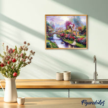 Laden Sie das Bild in den Galerie-Viewer, Diamond Painting | Diamond Painting - Somewhere in the Countryside | Diamond Painting Landscapes landscapes winter | FiguredArt
