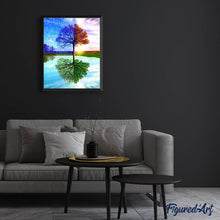 Laden Sie das Bild in den Galerie-Viewer, Diamond Painting | Diamond Painting - 4 Seasons Tree | Diamond Painting Landscapes landscapes trees | FiguredArt