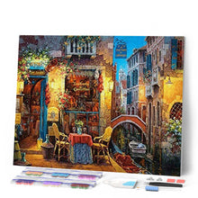 Laden Sie das Bild in den Galerie-Viewer, Diamond Painting – Tisch in einer kleinen Gasse | Figured'Art