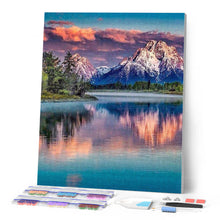 Laden Sie das Bild in den Galerie-Viewer, Diamond Painting | Diamond Painting - Mountain Landscape and Lake | Diamond Painting Landscapes landscapes mountains | FiguredArt