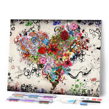 Laden Sie das Bild in den Galerie-Viewer, Diamond Painting | Diamond Painting - Heart Graffiti | Diamond Painting Landscapes landscapes | FiguredArt
