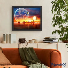 Laden Sie das Bild in den Galerie-Viewer, Diamond Painting – Die Erde von der Ferne gesehen