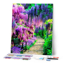 Laden Sie das Bild in den Galerie-Viewer, Diamond Painting – Pfad in einem hellen Garten