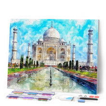 Laden Sie das Bild in den Galerie-Viewer, Diamond Painting – Taj Mahal in Farben