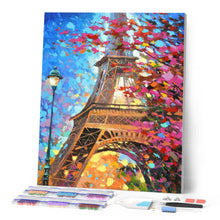 Laden Sie das Bild in den Galerie-Viewer, Diamond Painting – Romantischer Eiffelturm