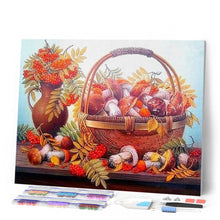 Laden Sie das Bild in den Galerie-Viewer, Diamond Painting | Diamond Painting - Basket of Mushrooms | Diamond Painting kitchen kitchen | FiguredArt