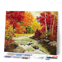 Laden Sie das Bild in den Galerie-Viewer, Diamond Painting | Diamond Painting - River in Autumn | Diamond Painting Landscapes landscapes | FiguredArt