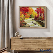 Laden Sie das Bild in den Galerie-Viewer, Diamond Painting | Diamond Painting - River in Autumn | Diamond Painting Landscapes landscapes | FiguredArt
