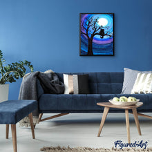 Laden Sie das Bild in den Galerie-Viewer, Diamond Painting – Katze auf einem Baum | Figured'Art