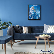 Laden Sie das Bild in den Galerie-Viewer, Diamond Painting – Auf einem Halbmond