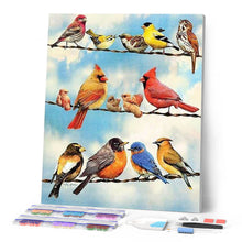 Laden Sie das Bild in den Galerie-Viewer, Diamond Painting | Diamond Painting - Birds Lines | animals birds Diamond Painting Animals | FiguredArt
