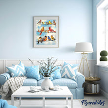 Laden Sie das Bild in den Galerie-Viewer, Diamond Painting | Diamond Painting - Birds Lines | animals birds Diamond Painting Animals | FiguredArt