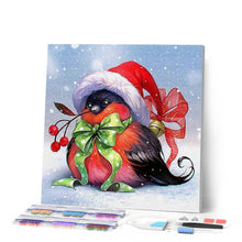 Laden Sie das Bild in den Galerie-Viewer, Diamond Painting | Diamond Painting - Christmas Bird | animals birds christmas Diamond Painting Animals | FiguredArt