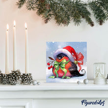 Laden Sie das Bild in den Galerie-Viewer, Diamond Painting | Diamond Painting - Christmas Bird | animals birds christmas Diamond Painting Animals | FiguredArt