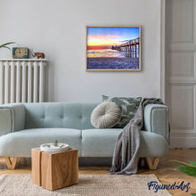 Laden Sie das Bild in den Galerie-Viewer, Diamond Painting – Pier am Meer