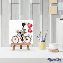 Laden Sie das Bild in den Galerie-Viewer, Diamond Painting | Diamond Painting - Bike and Flowers | Diamond Painting Flowers flowers | FiguredArt