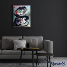 Laden Sie das Bild in den Galerie-Viewer, Diamond Painting | Diamond Painting - Women Dragon | animals Diamond Painting Animals dragons | FiguredArt