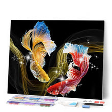 Laden Sie das Bild in den Galerie-Viewer, Diamond Painting – Duo von Fischen