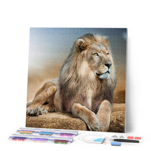 Laden Sie das Bild in den Galerie-Viewer, Diamond Painting | Diamond Painting - Great Lion | animals Diamond Painting Animals lions | FiguredArt