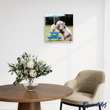 Laden Sie das Bild in den Galerie-Viewer, Diamond Painting | Diamond Painting - Pig and Ice | animals Diamond Painting Animals | FiguredArt