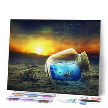 Laden Sie das Bild in den Galerie-Viewer, Diamond Painting | Diamond Painting - Crab and Sea Bottle | animals Diamond Painting Animals | FiguredArt