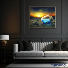 Laden Sie das Bild in den Galerie-Viewer, Diamond Painting | Diamond Painting - Crab and Sea Bottle | animals Diamond Painting Animals | FiguredArt
