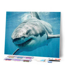 Laden Sie das Bild in den Galerie-Viewer, Diamond Painting | Diamond Painting - Shark | animals Diamond Painting Animals | FiguredArt