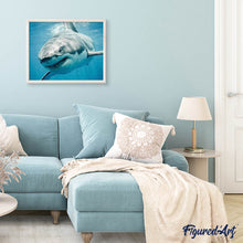 Laden Sie das Bild in den Galerie-Viewer, Diamond Painting | Diamond Painting - Shark | animals Diamond Painting Animals | FiguredArt
