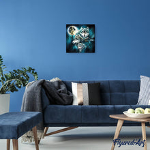 Laden Sie das Bild in den Galerie-Viewer, Diamond Painting | Diamond Painting - Wolf and Full Moon | animals Diamond Painting Animals rabbits wolves | FiguredArt