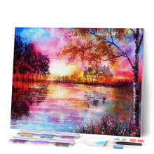 Laden Sie das Bild in den Galerie-Viewer, Diamond Painting | Diamond Painting - Peaceful Lake | Diamond Painting Landscapes landscapes | FiguredArt