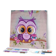 Laden Sie das Bild in den Galerie-Viewer, Diamond Painting | Diamond Painting - Birds and Big Eyes | animals birds Diamond Painting Animals | FiguredArt
