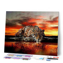 Laden Sie das Bild in den Galerie-Viewer, Diamond Painting | Diamond Painting - Leopard | animals Diamond Painting Animals leopards | FiguredArt