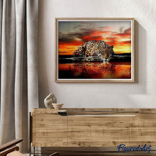 Laden Sie das Bild in den Galerie-Viewer, Diamond Painting | Diamond Painting - Leopard | animals Diamond Painting Animals leopards | FiguredArt