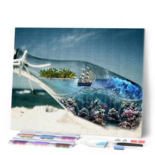 Laden Sie das Bild in den Galerie-Viewer, Diamond Painting | Diamond Painting - Sea Bottle | Diamond Painting Ships ships | FiguredArt