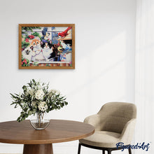 Laden Sie das Bild in den Galerie-Viewer, Diamond Painting | Diamond Painting - Cats and Birds | animals birds cats Diamond Painting Animals | FiguredArt